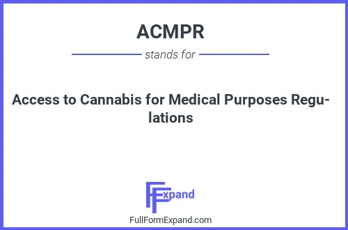 Full form of ACMPR