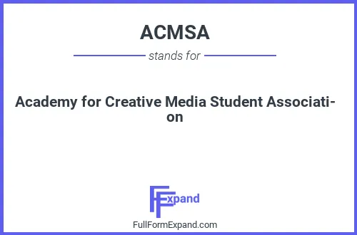 Full form of ACMSA