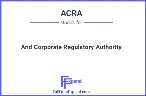 Full form of ACRA
