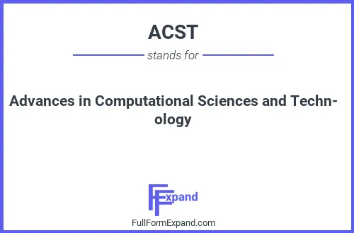 Full form of ACST