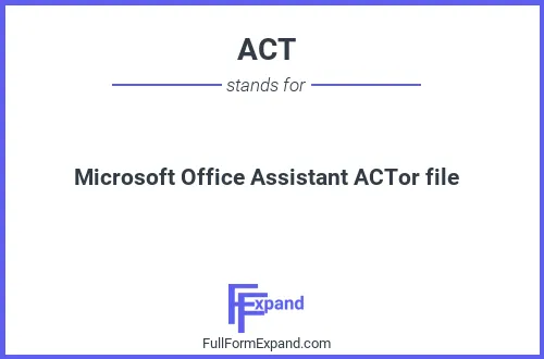 Full form of ACT