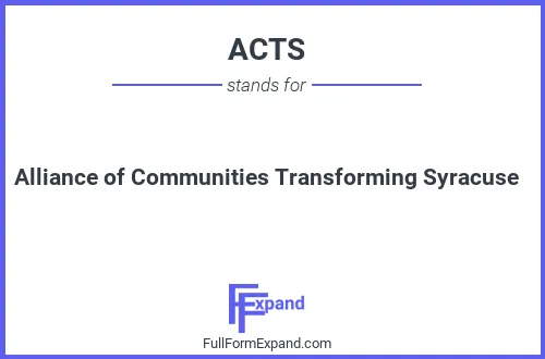 Full form of ACTS