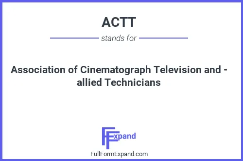 Full form of ACTT