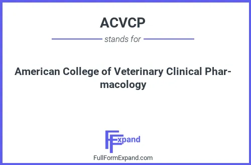 Full form of ACVCP