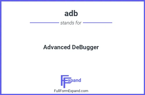 Full form of adb