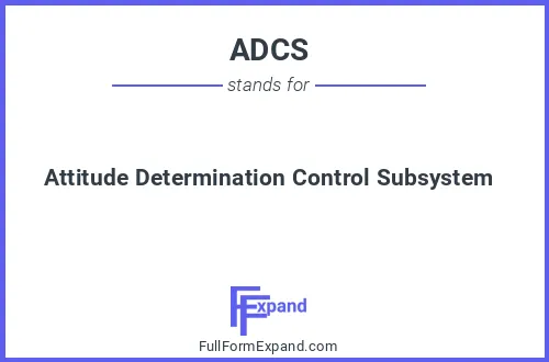 Full form of ADCS
