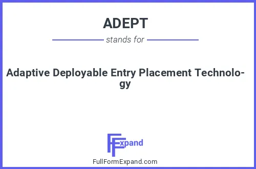 Full form of ADEPT