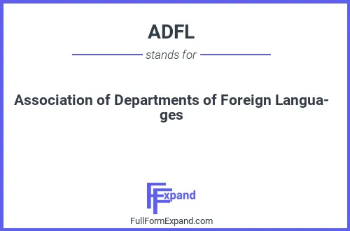 Full form of ADFL