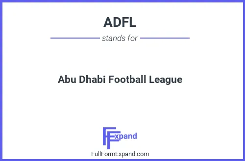 Full form of ADFL
