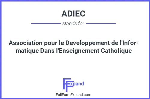 Full form of ADIEC