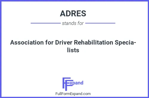 Full form of ADRES