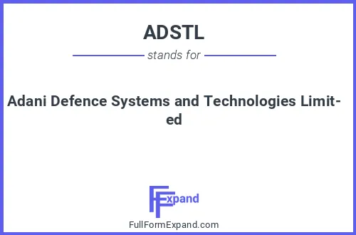 Full form of ADSTL