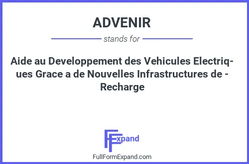 Full form of ADVENIR