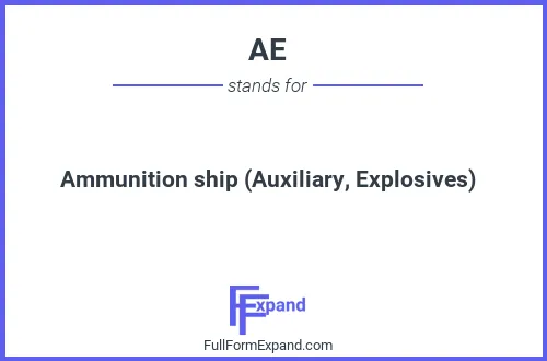 Full form of AE