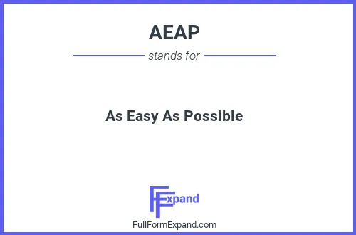 Full form of AEAP