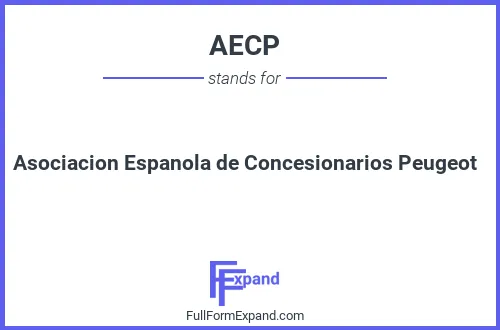 Full form of AECP