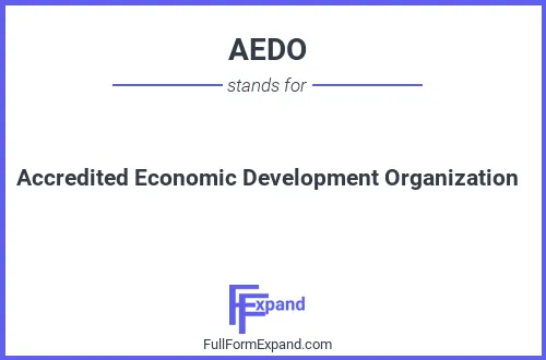 Full form of AEDO