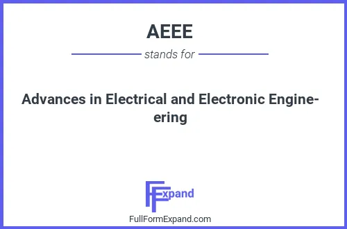 Full form of AEEE