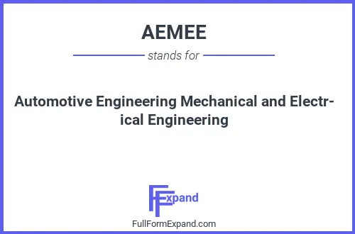 Full form of AEMEE