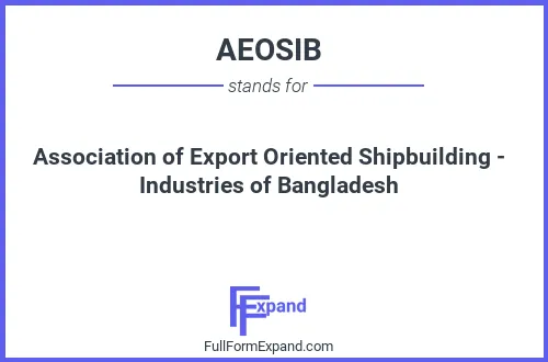 Full form of AEOSIB