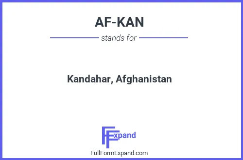 Full form of AF-KAN