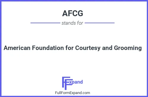 Full form of AFCG