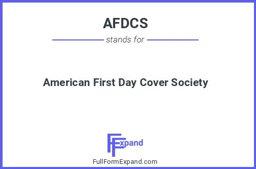 Full form of AFDCS