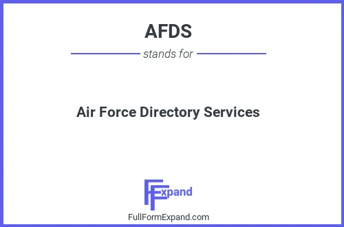 Full form of AFDS