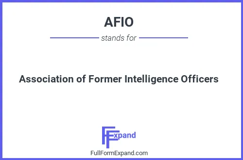 Full form of AFIO