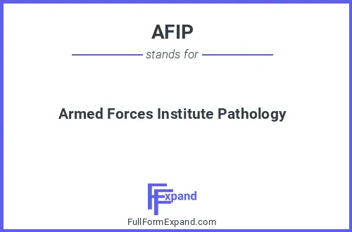 Full form of AFIP