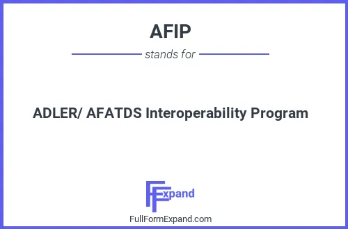 Full form of AFIP