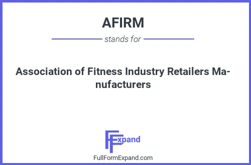 Full form of AFIRM