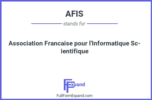 Full form of AFIS