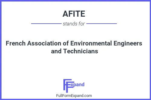 Full form of AFITE