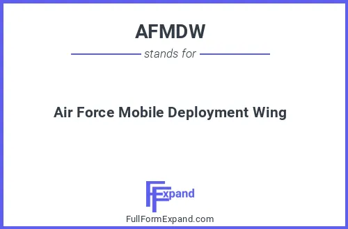 Full form of AFMDW