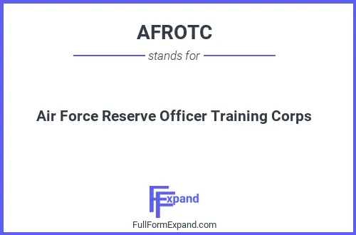 Full form of AFROTC