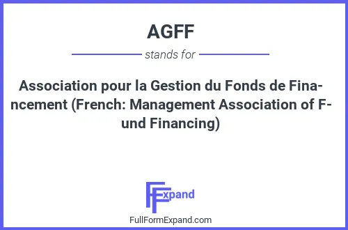 Full form of AGFF