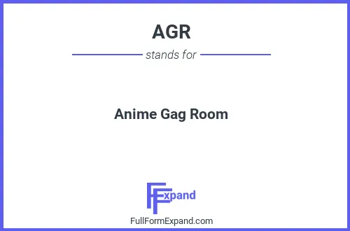 Full form of AGR