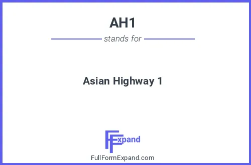 Full form of AH1
