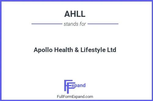 Full form of AHLL