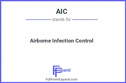 Full form of AIC