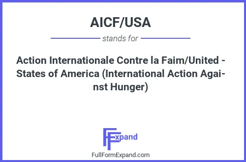 Full form of AICF/USA