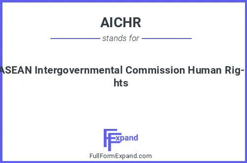 Full form of AICHR