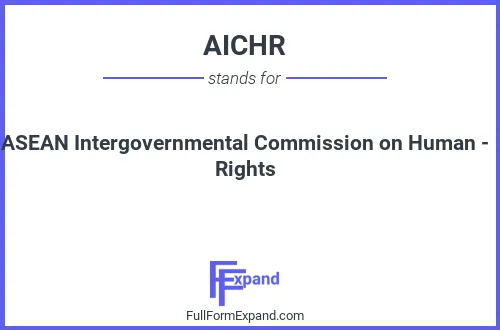 Full form of AICHR