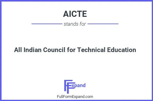 Full form of AICTE