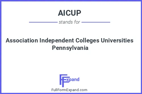 Full form of AICUP