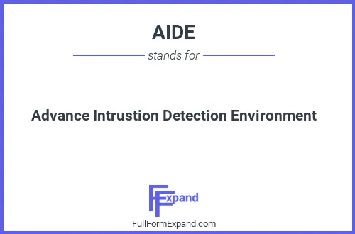 Full form of AIDE