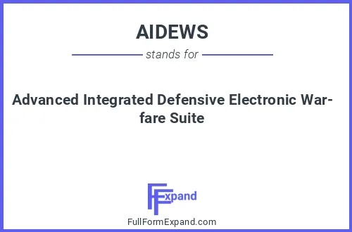 Full form of AIDEWS