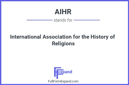 Full form of AIHR