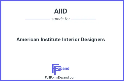 Full form of AIID